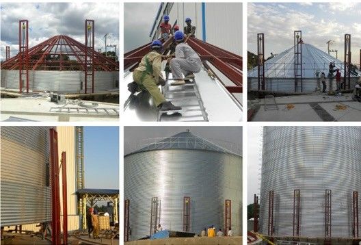 1mm Farm Circle Corrugated Grain Storage Silo